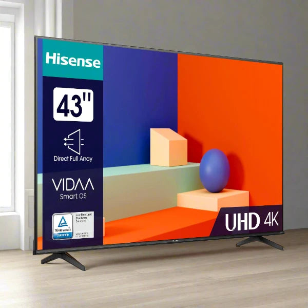 TV LED  HISENSE 43" SMART ULTRA HD 4K43A6K - 2 ANS GARANTIE