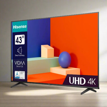 TV LED  HISENSE 43" SMART ULTRA HD 4K43A6K - 2 ANS GARANTIE