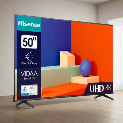 TV HISENSE 50" SMART VIDAA ULTRA HD 4K 50A6K - 2 ANS GARANTIE