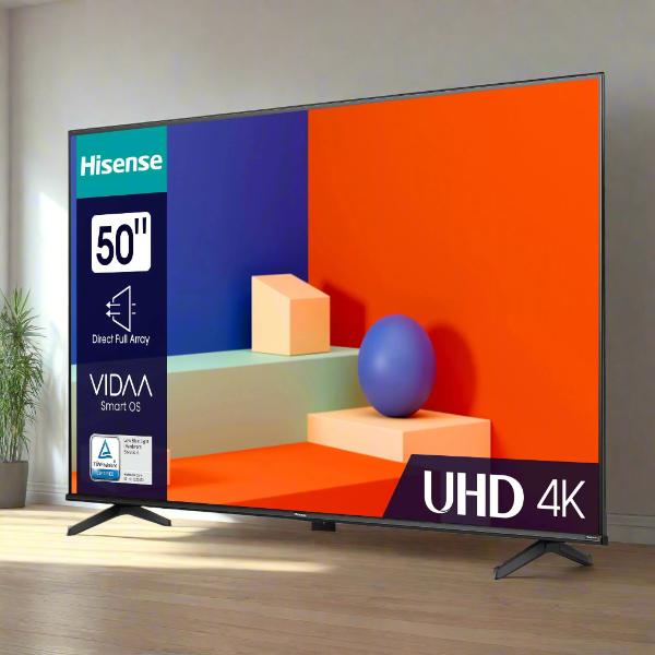 TV HISENSE 50" SMART VIDAA ULTRA HD 4K 50A6K - 2 ANS GARANTIE