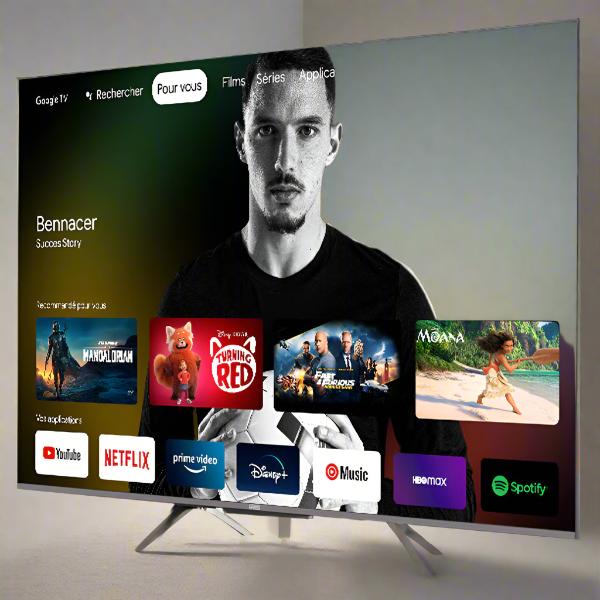 TV LED 58" IRIS SMART GOOGLE TV ULTRA HD 4K 58G5010 - 2 ANS DE GARANTIE