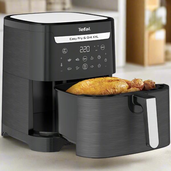 FRITEUSE AIRFRY EASY FRY & GRILL XXL TEFAL 6.5 LITRES - NOIR