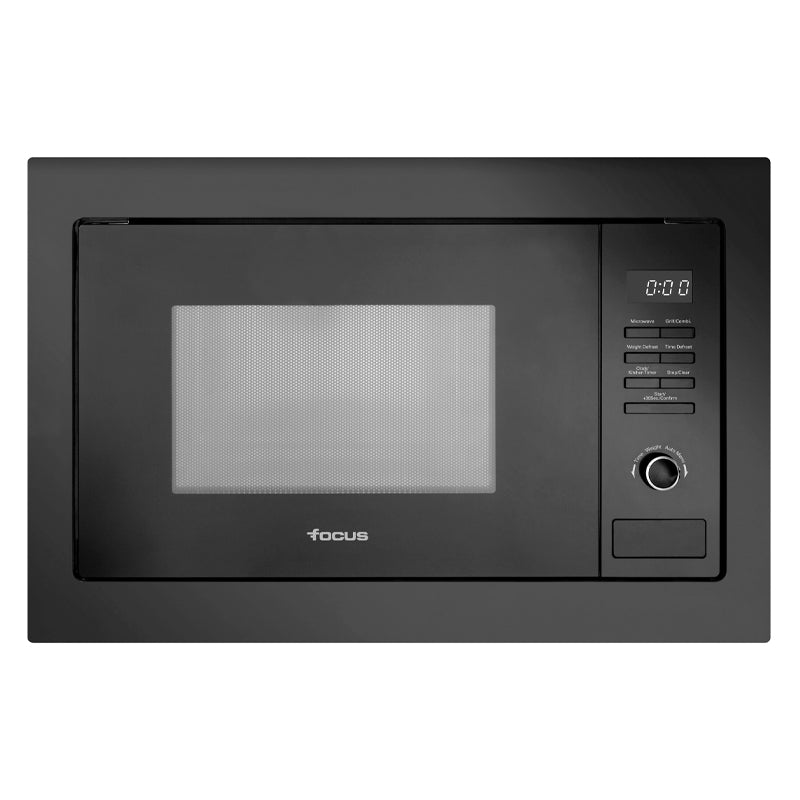 MICRO ONDE ENCASTRABLE 25 LITRES AVEC AFFICHEUR FOCUS F25B - NOIR