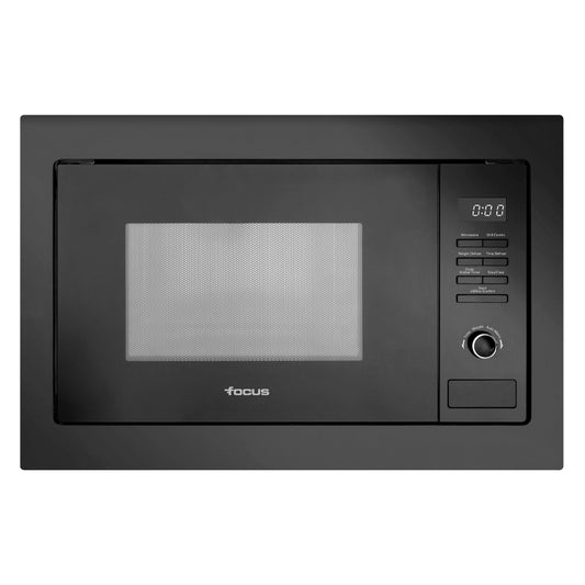 MICRO ONDE ENCASTRABLE 25 LITRES AVEC AFFICHEUR FOCUS F25B - NOIR