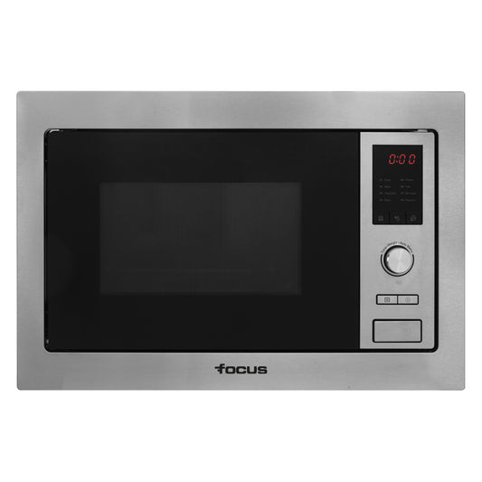 MICRO ONDE ENCASTRABLE 25 LITRES AVEC AFFICHEUR FOCUS F25X - INOX