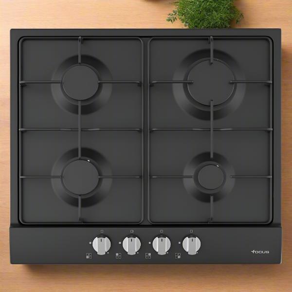 PLAQUE DE CUISSON 4 FEUX 60 CM FOCUS F401B -  NOIR