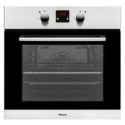 FOUR ENCASTRABLE VENTILE 7 PROGRAMMES AVEC AFFICHEUR FOCUS F521X - INOX