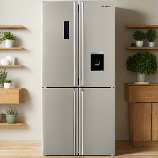 REFRIGERATEUR SIDE BY SIDE FOCUS AVEC AFFICHEUR 620 LITRES - INOX