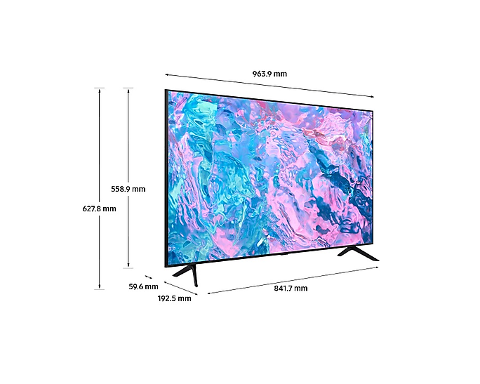 TV SAMSUNG 43" SMART CRYSTAL ULTRA HD 4K UA43DU7000- 2 ANS GARANTIE