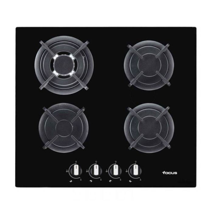 PLAQUE DE CUISSON 4 FEUX 60CM FONTE FOCUS F415B - VITRO NOIR