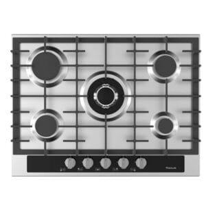 PLAQUE DE CUISSON 5FEUX 70CM FONTE THERMOCOUPLE FOCUS F4003XS - INOX