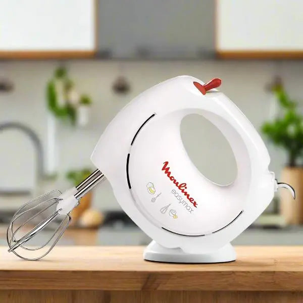 BATTEUR MOULINEX 200 W 2 VITESSES TURBO - BLANC MOULINEX