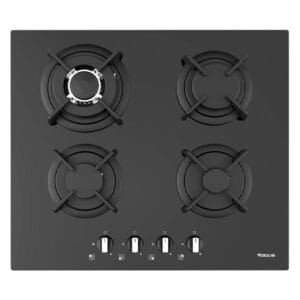 PLAQUE DE CUISSON 4 FEUX 60CM FONTE FOCUS F415B - VITRO NOIR