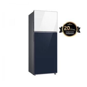 REFRIGERATEUR SAMSUNG RT42CB66448AEL 415 LITRES INVERTER NOFROST - BLUE MARINE & BLANC