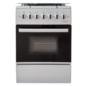CUISINIERE A GAZ SOTACER 60CM 4FEUX BLANC F6B40G2W
