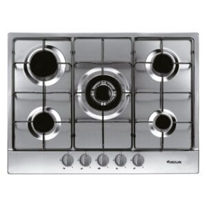 PLAQUE DE CUISSON 5 FEUX 70 CM FOCUS F407X - INOX