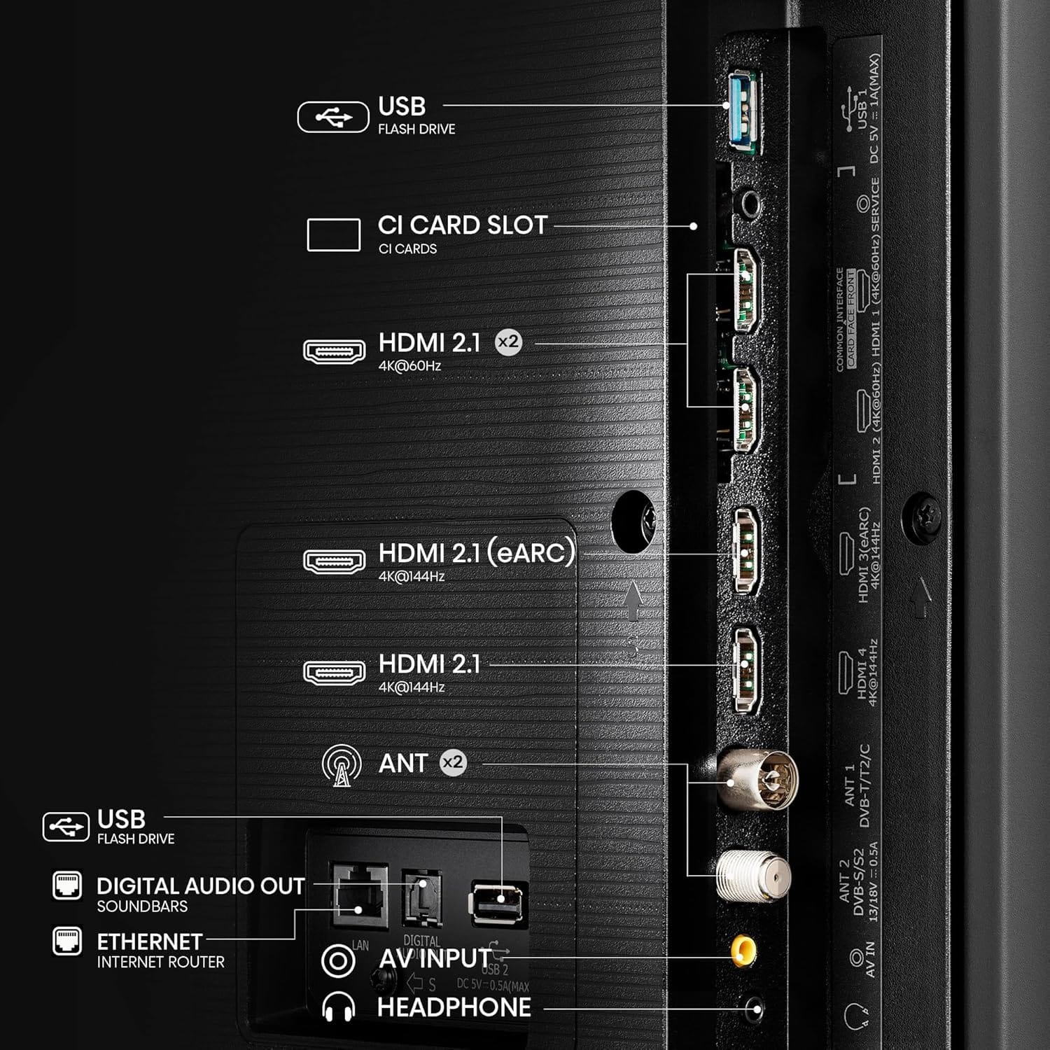TV QLED 100" HISENSE SMART ULRA HD 4K 100Q7N – Image 8