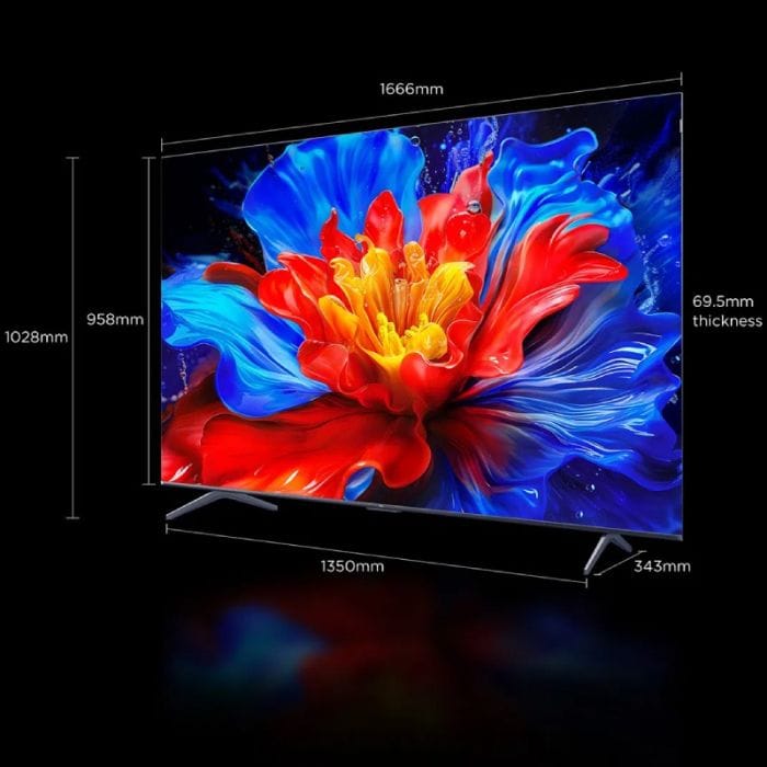 TV QLED HDR TCL 75" SMART GOOGLE TV UHD 4K 75P8K – Image 8