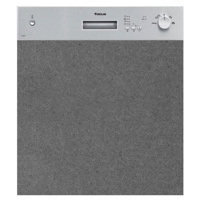 LAVE VAISSELLE SEMI-ENCASTRABLE 12 COUVERTS 4 PROG FOCUS F500X- INOX