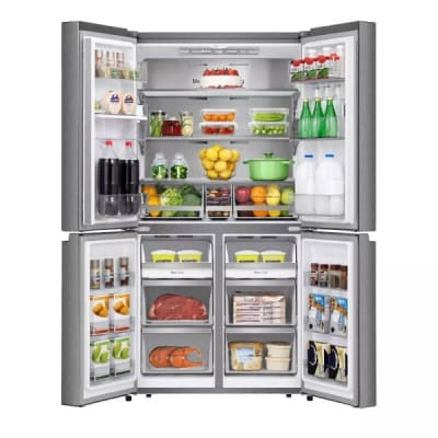 REFRIGERATEUR SIDE BY SIDE HISENSE INVERTER 4 PORTES 579 LITRES NOFROST - INOX – Image 3