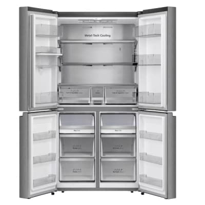 REFRIGERATEUR SIDE BY SIDE HISENSE INVERTER 4 PORTES 579 LITRES NOFROST - INOX – Image 4