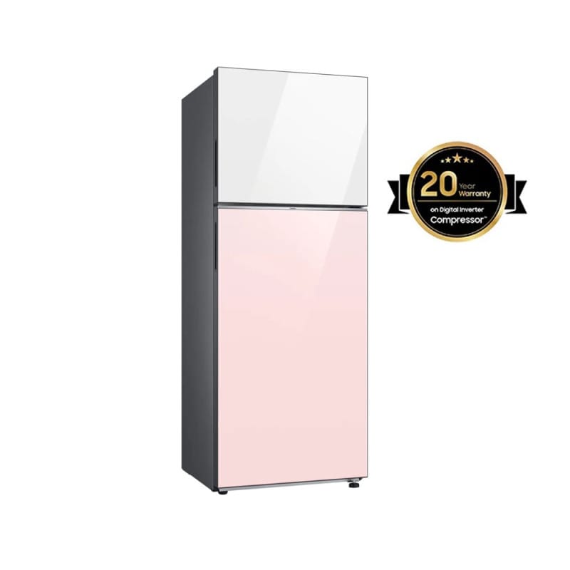 REFRIGERATEUR SAMSUNG RT47CB66448CME 460 LITRES INVERTER NOFROST - ROSE & BLANC