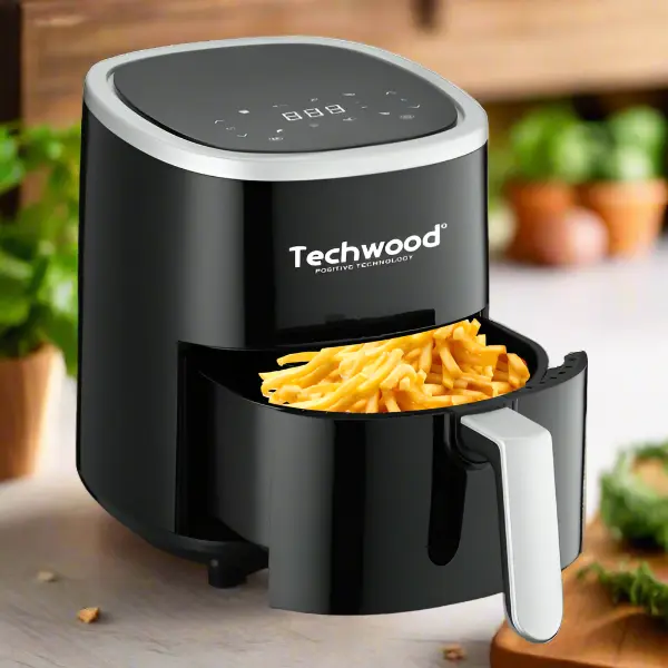 FRITEUSE SANS HUILE 3.5 LITRES TECHWOOD TFR358SHD - NOIR – Image 3